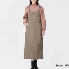 美品 GU デニムサロペットスカート XLサイズ