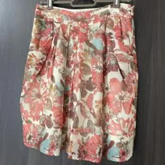 le.coeur blanc ルクープブラン 花柄スカート Mサイズ