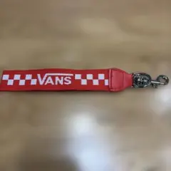 VANS チェッカー柄 キーホルダー レッドのサムネイル
