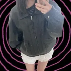 INGNI黒 レザージャケット　y2k 平成ギャル　グランジ　ストリート