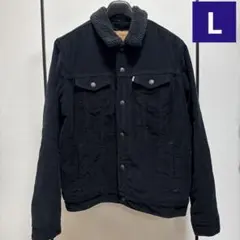 Levi's リーバイス コーデュロイボアジャケット ブラック ビッグE