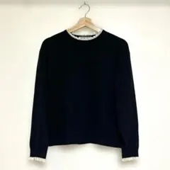 UNFILO フリルトリミング ニットのサムネイル