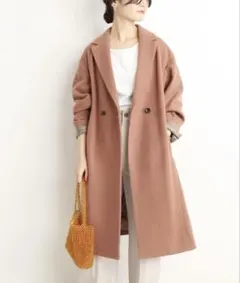 スローブイエナ ハミルトン ダブルフェイス ショートコート ウール