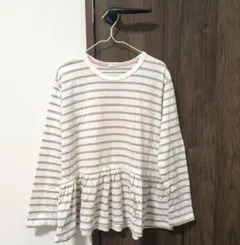 【美品】バースデイ 子供服 ムーミン 裾フリル 長袖トップス 140cm