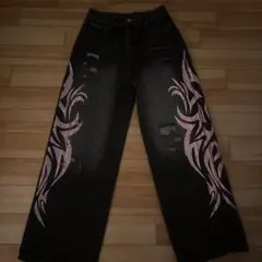 トライバル柄 デニム