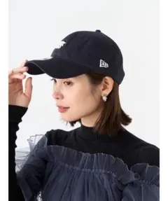 New Era 9TWENTY ブラックキャップ　snidelコラボ