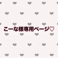 こーな様専用♡