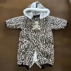 ヒョウ柄ロンパース 50-80