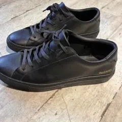 【美品】 ReZARD ブラックレザー スニーカーのサムネイル