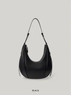 極美品 FOLNUA フォルニュア ミニ トートバッグ レザー ブラック 韓国