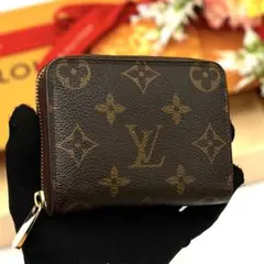 ルイヴィトン モノグラム ジッピーコインパース ブラウン M60067