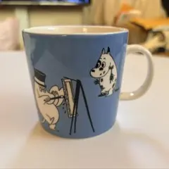 ARABIA ムーミンマグ ブルー 0.4L