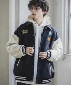 RAGEBLUE ウーリーテックスタジャン