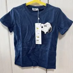 koé PEANUTS スヌーピー Tシャツ ネイビー 110のサムネイル