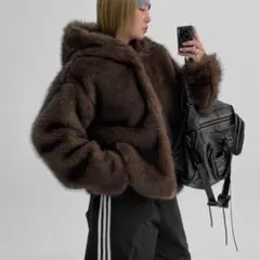 BLACKUP ファー ジャケット BLACKUP（ブラックアップ）の「[MADE] オリオンカラーファー