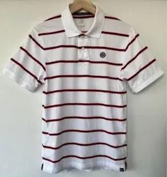 ナイキ ポロシャツ ボーダー 風車刺繍ロゴ