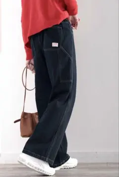 Java ジャバ　別注　ワイドな今っぽシルエット　メンズライク　ペインターパンツ