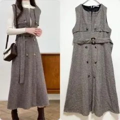 ABITOKYO ウエストマーク　ケープデザイン　キーネック　ジャンスカ　XL
