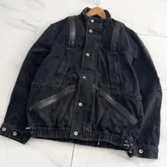 新品 [完売品]YOKE × ANCELLM 襟レザー デニムジャケット - メルカリ