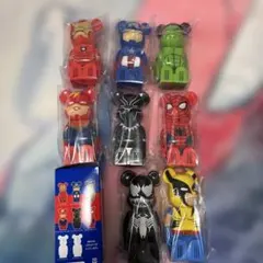 フルコンプクレベリン×ベアブリック マーベルデザイン 全8種(シークレット2体)