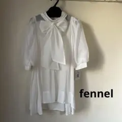 極美品❤定価￥18900❤FENNEL フレアスリーブショートブラウス 