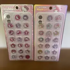 【国内正規品】Kira☆Coro サンリオおはじきシール　キティ、マイメロセット