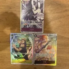 エネル　ゾロ　ナミ SRセット 神の島の冒険　未使用