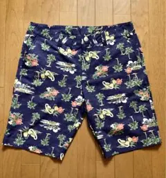 FILA フィラゴルフトロピカル柄 ハーフパンツ86