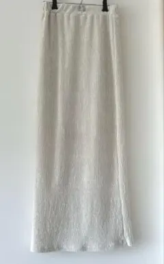 ★未使用品★ディスコート　タイトロングスカート　アイボリー　FREE 丈93cm