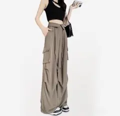 カーゴパンツ XL ブラウン 春物 夏物