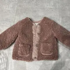 ZARA ボアジャケット 2-3歳用 ピンク　サイズ98
