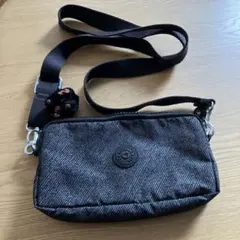 Kipling グレー ショルダーバッグ