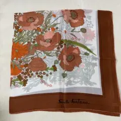 ソレッレ・フォンタナ　スカーフ　花柄