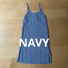 NAVY 水色ワンピース ノースリーブのサムネイル