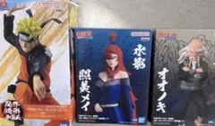 NARUTO疾風伝 フィギュア 3点セット - メルカリ