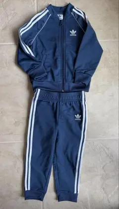 adidas ジャージ ネイビー 90cm