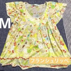 ♡フランシュリッペ♡森のなかまたちフレアシャツブラウス　Mのサムネイル