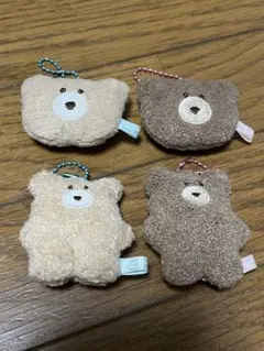 ほっこりモコモカ★キーチェーン　4個セット