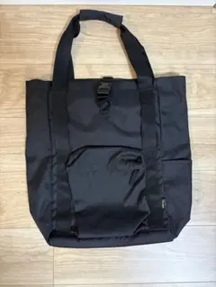 メンズ　ブラック　ナイロントートバッグ