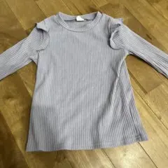 Bee 薄紫 長袖カットソー 120