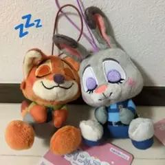 むにゃすやマスコットvol.7 ディズニー ズートピア ニック ジュディ