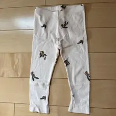 organiczooレギンスパンツ1-2y オリーブガーデン