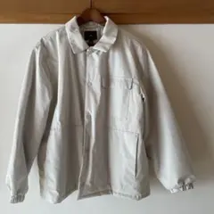 H&M アイボリー 中綿アウター L