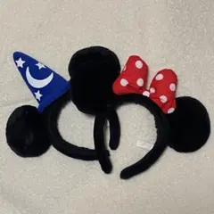 【ペア売】ディズニー ミニーとミッキーのカチューシャセット