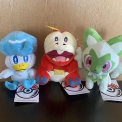ポケモン　御三家ぬいぐるみ　ニャオハ　ホゲータ　クワッス