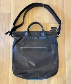 Dakota 2WAYレザー トート ショルダーバッグ 黒