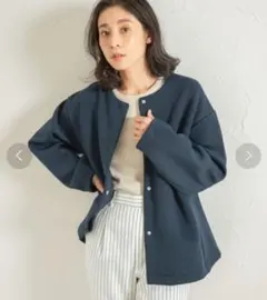 レプシィム クルーネックポンチジャケット F