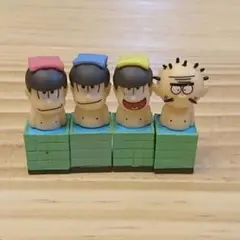 おそ松さん 銭湯 おそ松カラ松十四松聖澤庄之助４点セット