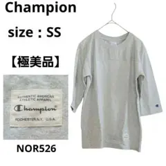【極美品】Champion 五分袖 Tシャツ レディース グレー SS 希少