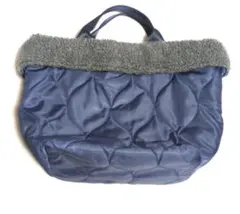 ROOTOTE ルートート キルティング トートバッグ ネイビー 紺 ボア モコ